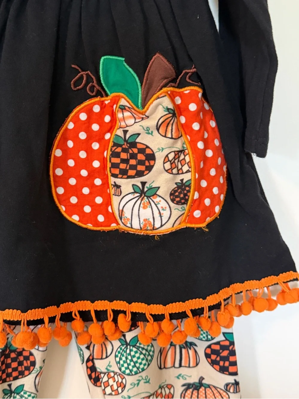 Black & Orange Pumpkin Patch Kids Set